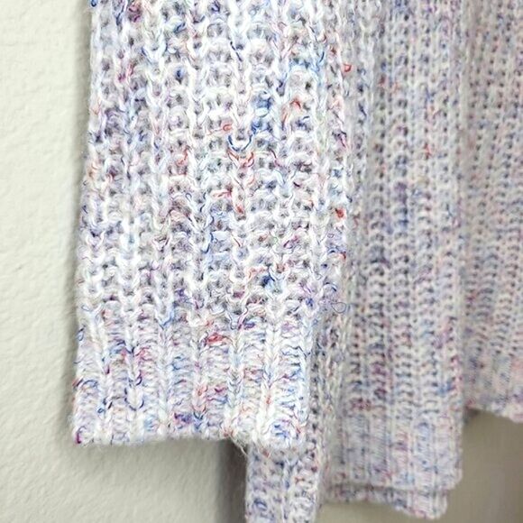 TORRID Multicolored Confetti Chunky Knit V-neck Sweater size 1 (1X) Comfy Soft - Picture 4 of 13